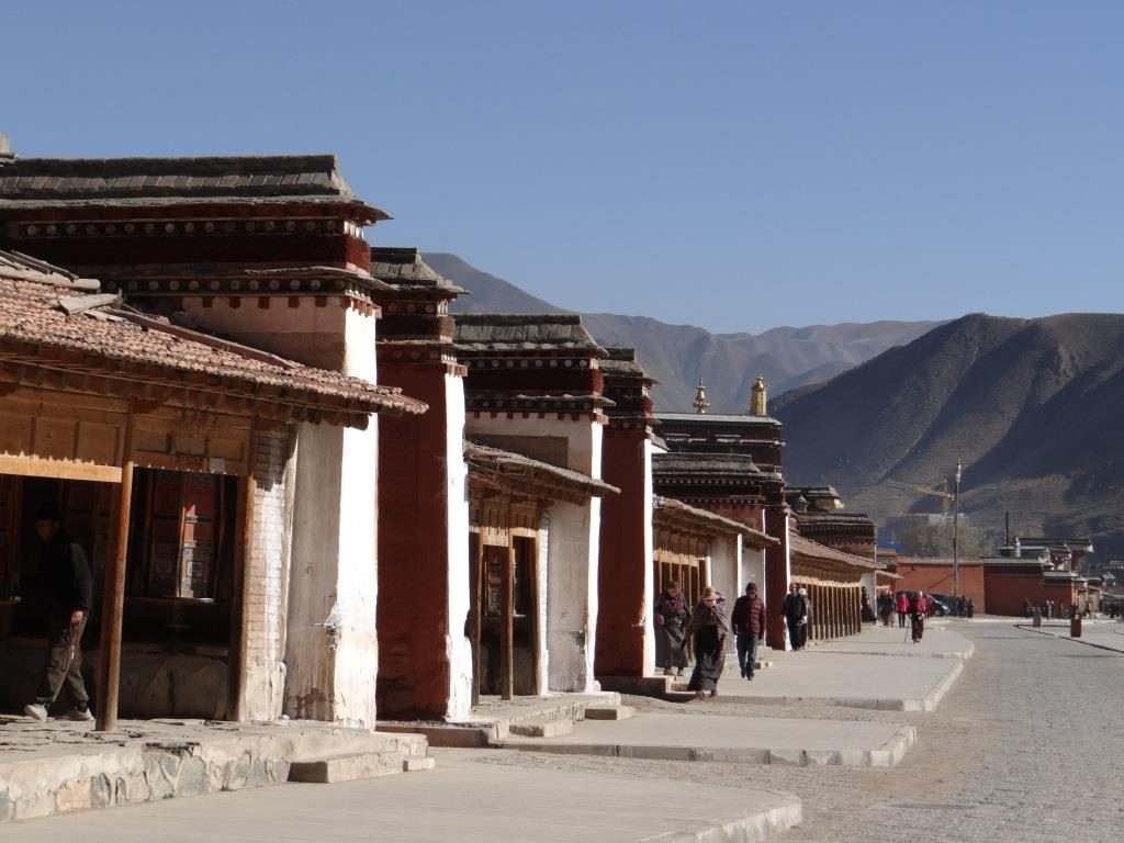 Xiahe pelerins